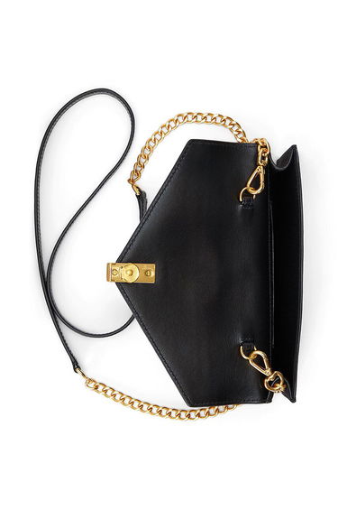 Kabelka Polo by Ralph Lauren Leather and Suede Clutch Čierna | 427952418, 4