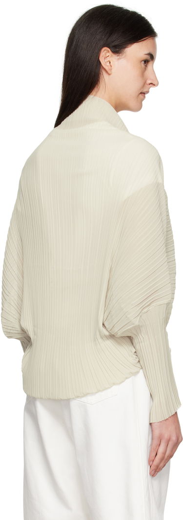 Sveter Max Mara Max Mara Vesuvio Pleated Cardigan Béžová | 2514731012600, 2