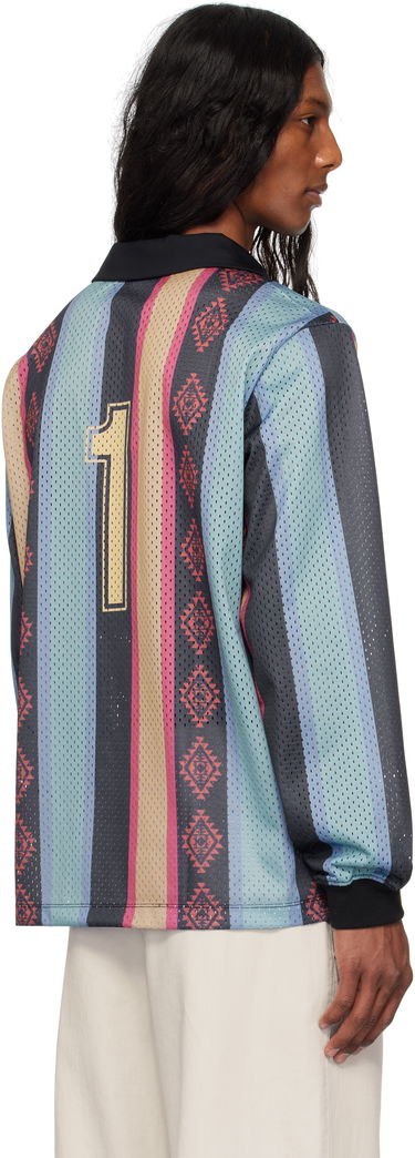 Dres Andersson Bell Andersson Bell Navajo Stripe Long Sleeve Polo Rôznofarebný | atb1297m, 2