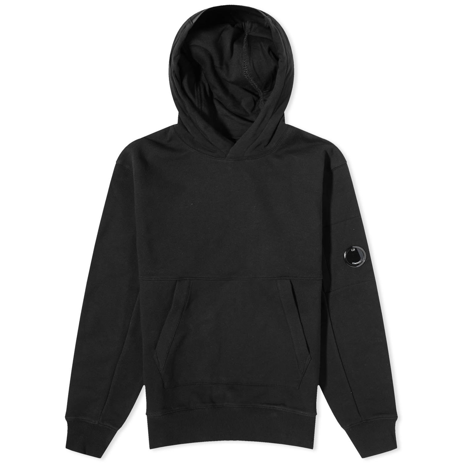 Mikina C.P. Company Arm Lens Popover Hoodie Čierna | 15CMSS023A-005086W-999, 0