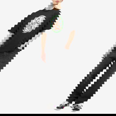 Tričko Off-White Fresco Oval Skate T-Shirt Čierna | OMAA120S25JER0021001, 4
