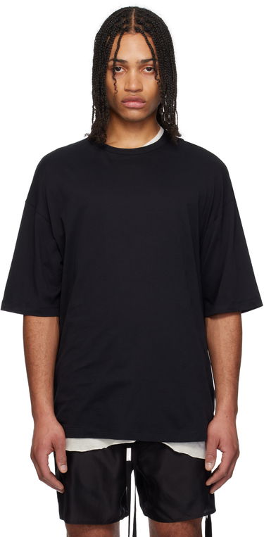 Tričko Ann Demeulemeester Ann Demeulemeester Dieter 'Sunset Bleeding' High-Comfort T-Shirt Čierna | 2510-M-JTS06-39-FA206-099, 0
