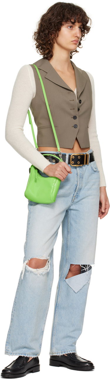 Opasok BY FAR BY FAR Duo Grommet Belt Čierna | 23CRDUBLF, 2
