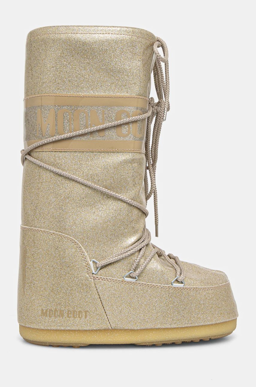 Tenisky a topánky Moon Boot Glitter Snow Boots Béžová | 80D1402850.B002, 1