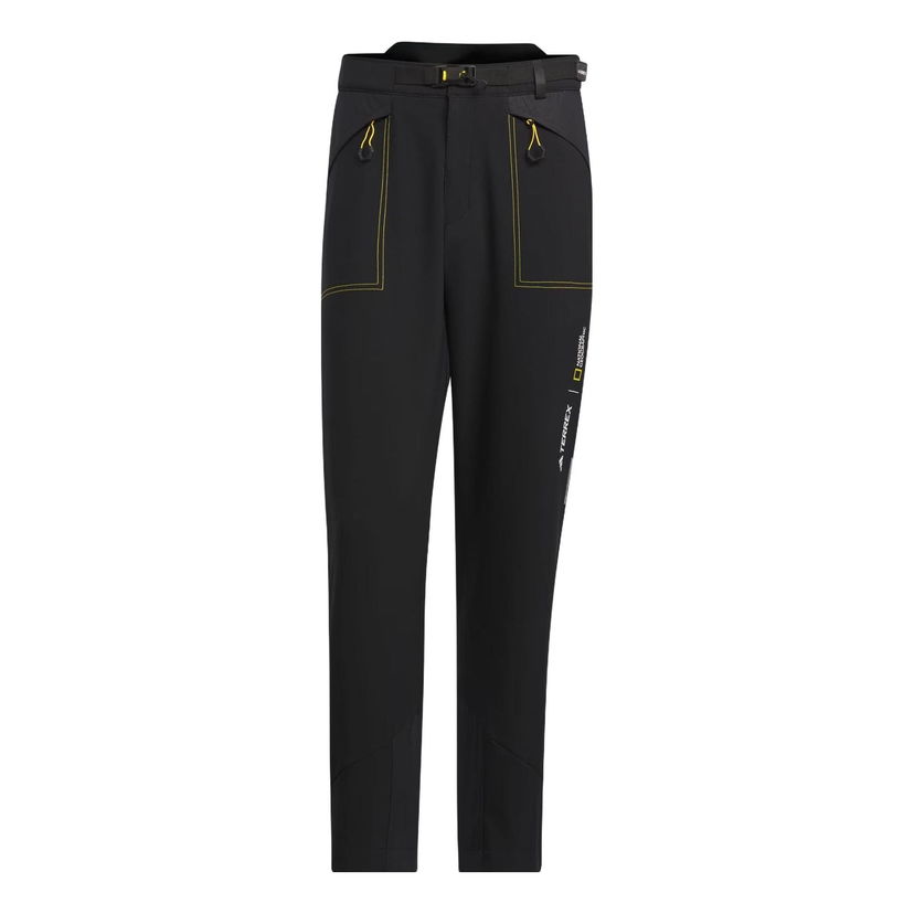 Cargo nohavice adidas Originals Geographic Soft Shell Pants Čierna | IL8989