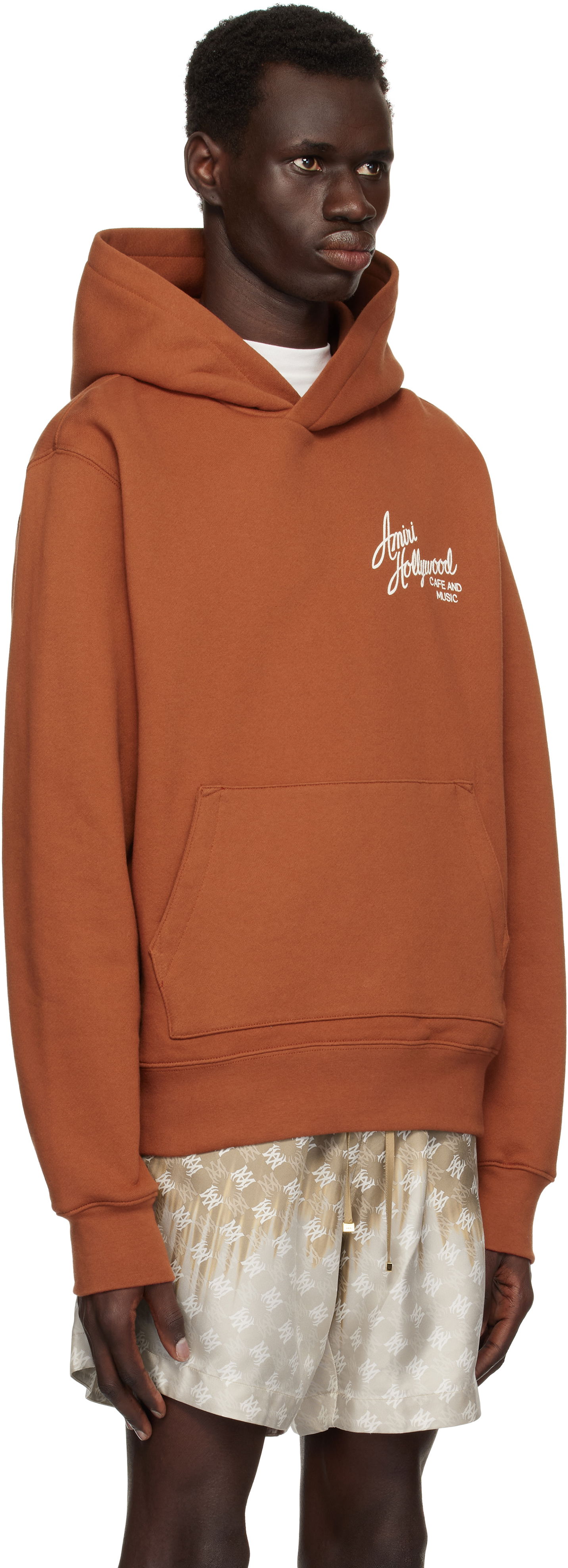 Mikina AMIRI Amiri Hollywood Hoodie Hnedá | AMJYHD1104, 1