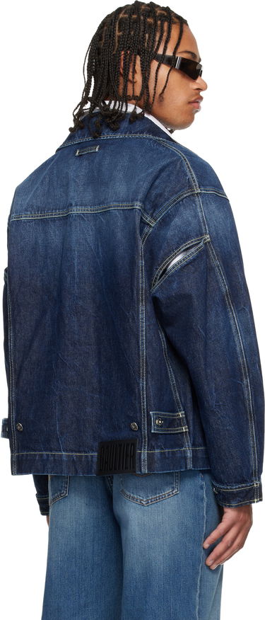 Bunda Jean Paul Gaultier Jean Paul Gaultier Cutout Denim Jacket Modrá | 25/04-U-JA018-D024-83, 2