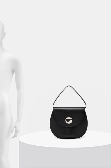 Kabelka Coperni Coperni U.F.O. Leather Handbag Čierna | COPBA34405, 5