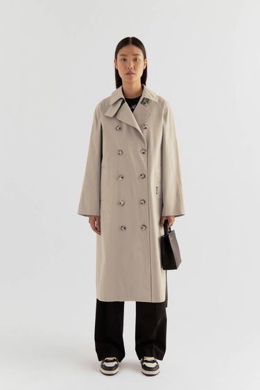Kabáty AXEL ARIGATO Globe Summer Coat Béžová | A0468004, 4