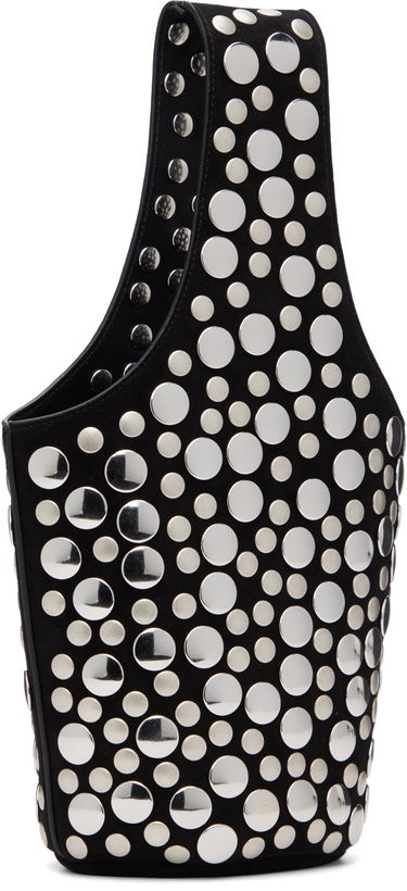 Tote bag Khaite KHAITE Livia Studded Suede Tote Čierna | H2031-849, 1