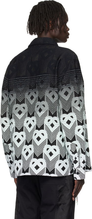 Bunda Casablanca Casablanca Gradient Monogram Shirt Jacket Čierna | MPF25-JK-374-01, 2