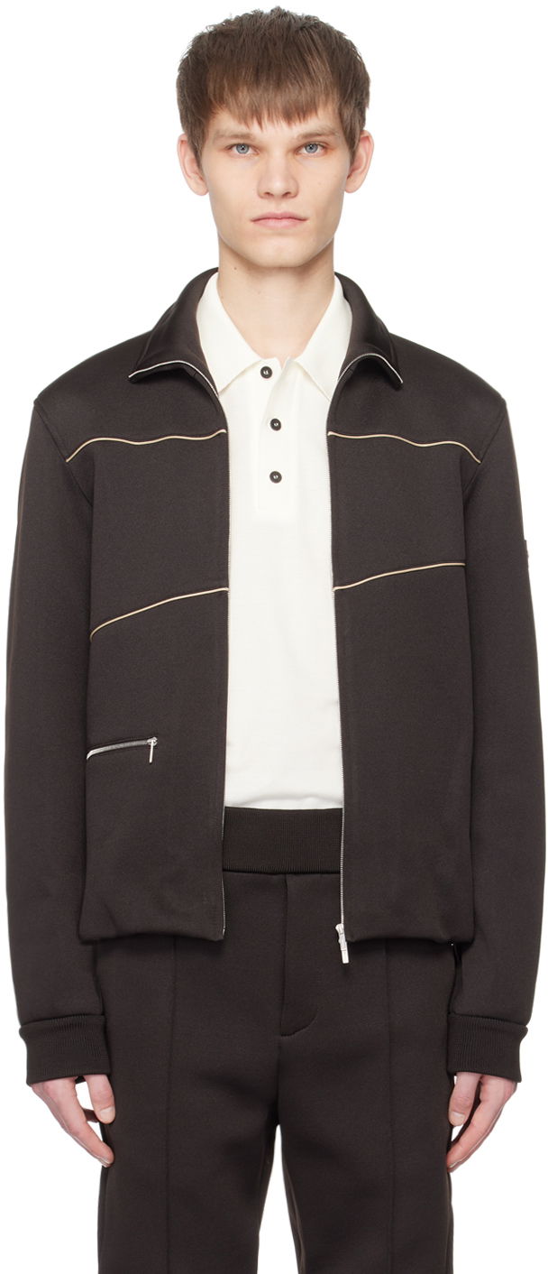 Bomber bunda FERRAGAMO Piping Track Jacket Čierna | 770594, 0