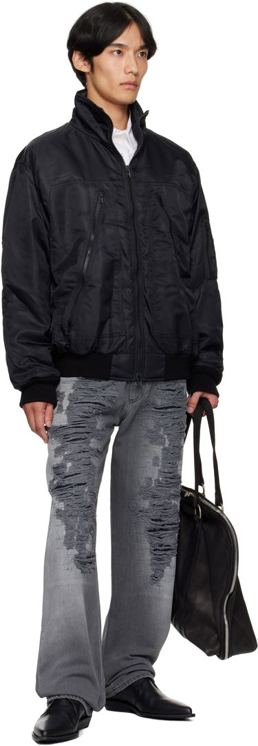 Džínsy Maison Margiela MM6 Maison Margiela 5-Pocket Distressed Jeans Šedá | SH0LA0030 M30011, 3