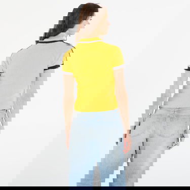 Polo tričko adidas Performance Cali Knitted Cropped Short-Sleeve Polo Top Žltá | KC6533, 2