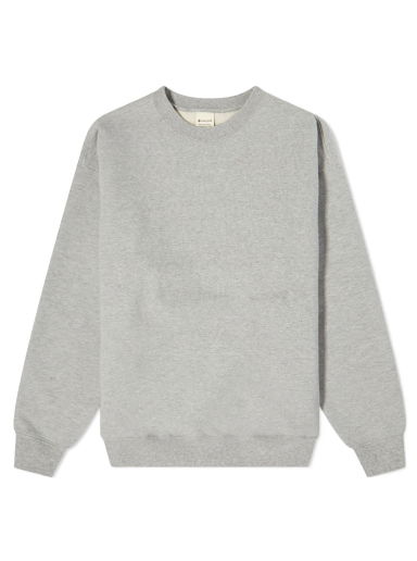 Mikina Snow Peak Recycled Cotton Crew Neck Sweat Šedá | SW-22SU401-MG