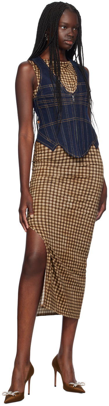 Šaty Miaou Miaou Selena Maxi Dress Hnedá | 5047TJBWPL, 3