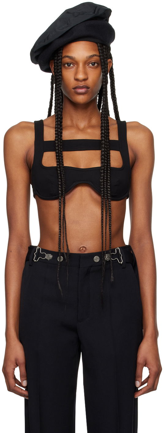 Podprsenka Jean Paul Gaultier Gaultier Harness Bra Čierna | 24/25-F-SG030-J053-00, 0