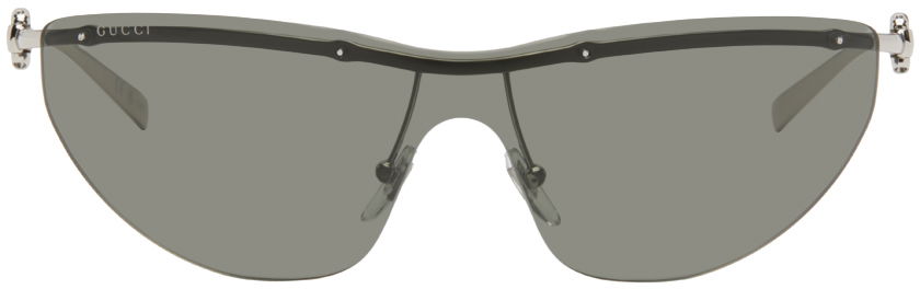 Silver Rimless Sunglasses