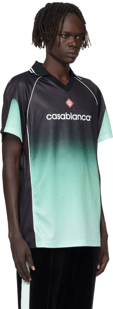 Dres Casablanca Casablanca Monogram Football Jersey Zelené | U-MPF25-JTP-375-01, 1