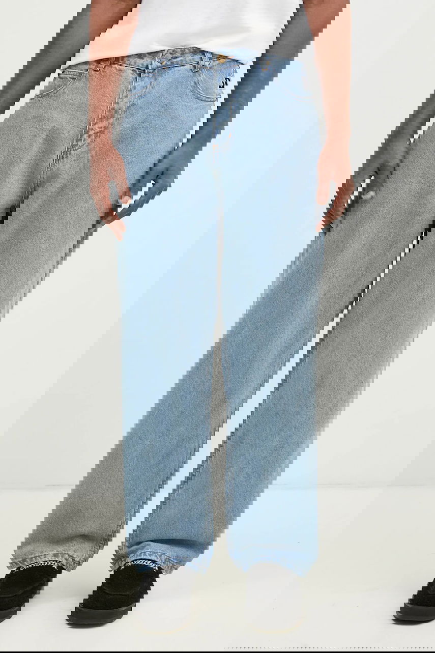 Džínsy Butter Goods Lock Baggy Denim Jeans Modrá | BG243712, 0