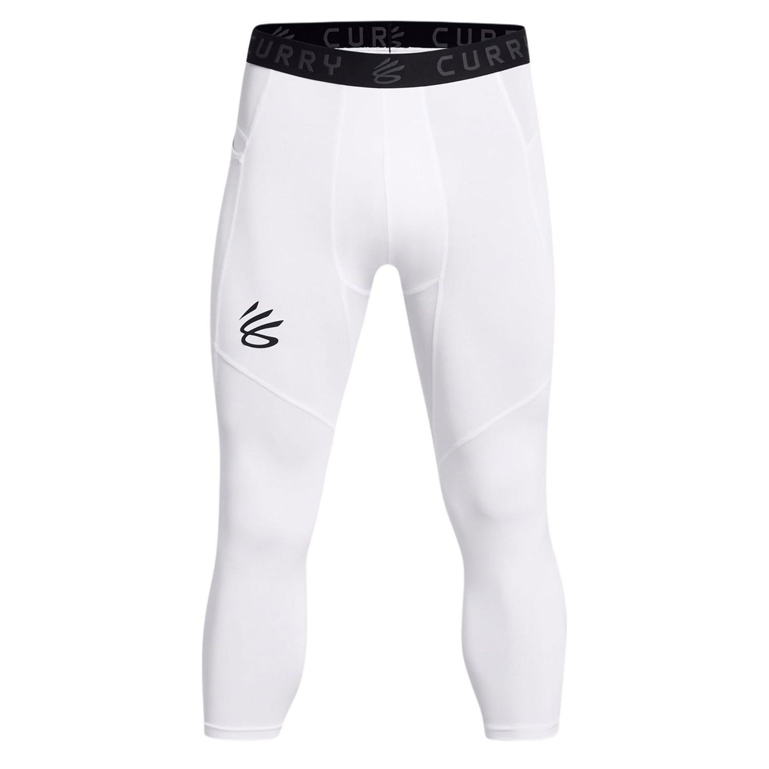 Legíny Under Armour Curry Brand Men's 3/4 Compression Leggings Biela | 1379828-100, 0