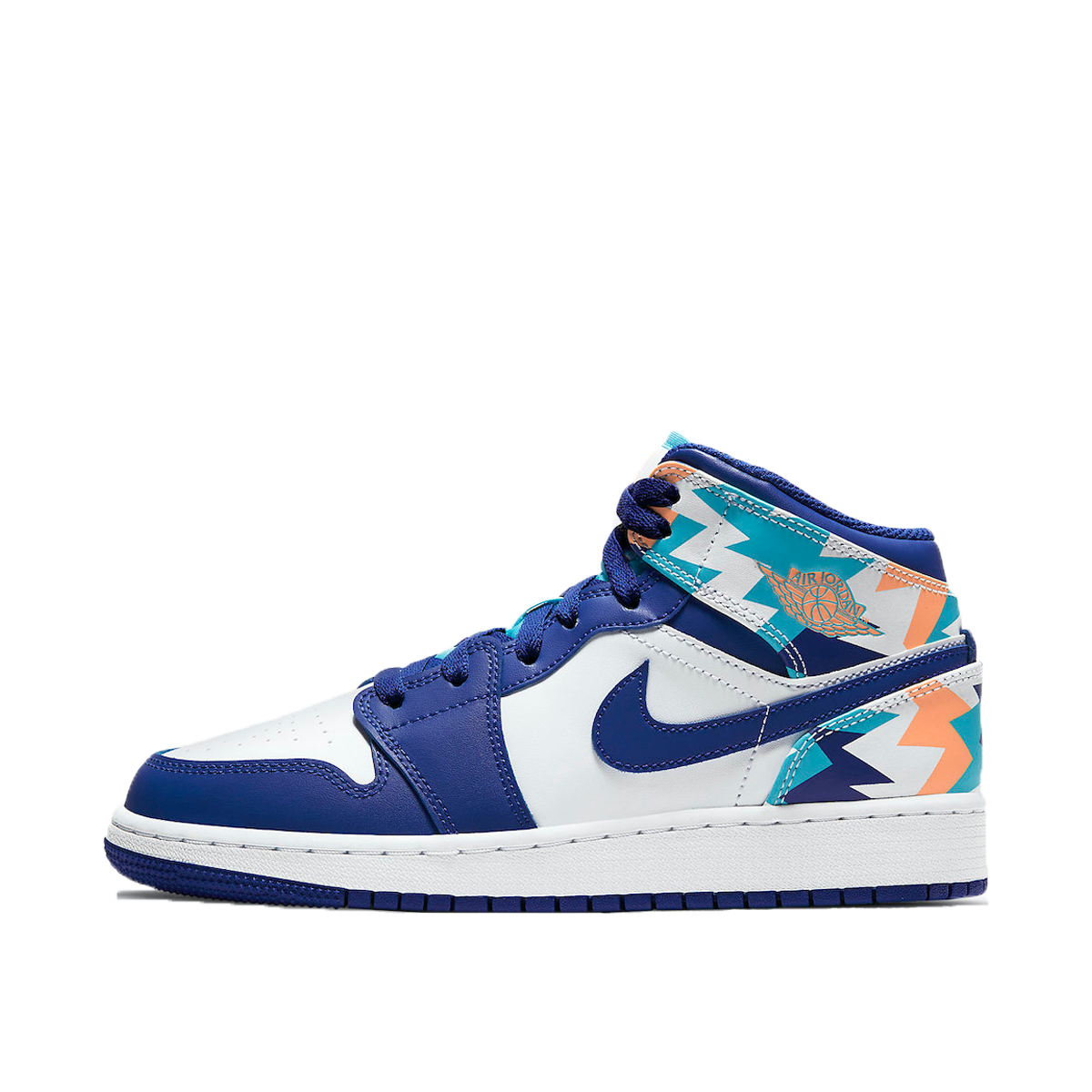 Tenisky a topánky Jordan Air Jordan 1 Mid GS "Geometric Pint" Modrá | 555112-105, 1
