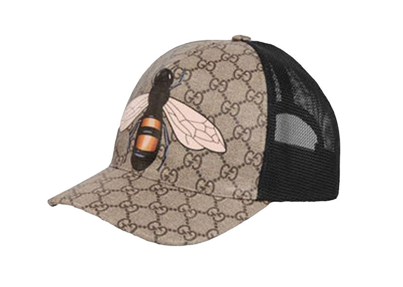 Šiltovka Gucci Gucci GG Supreme Bee Baseball Cap Béžová | 426887 4HB12 2160