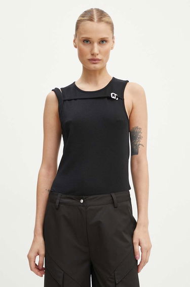Tielko HELIOT EMIL Cutout Detail Tank Top Čierna | PREAW24.M.09.118, 8