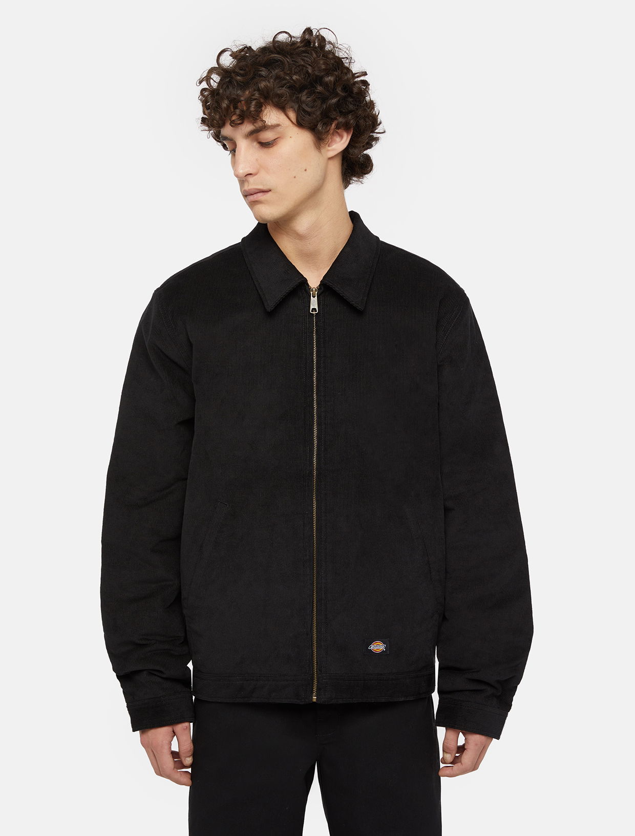 Bunda Dickies Corduroy Eisenhower Jacket Man Black Size L Čierna | 0A863W, 0