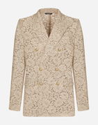 Dolce & Gabbana Double-breasted Cordonetto Lace Jacket