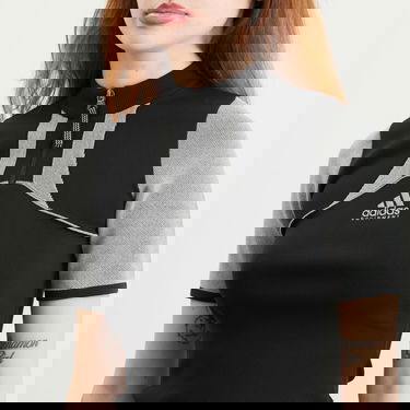 Tričká a tielka adidas Originals Short Sleeve Knit Top Čierna | JW7343, 5