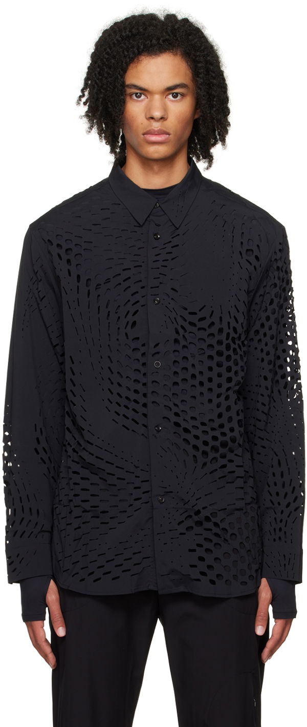 Košeľa Post Archive Faction (PAF) PAF Cutout Shirt Čierna | 5.1 TSL-B, 0