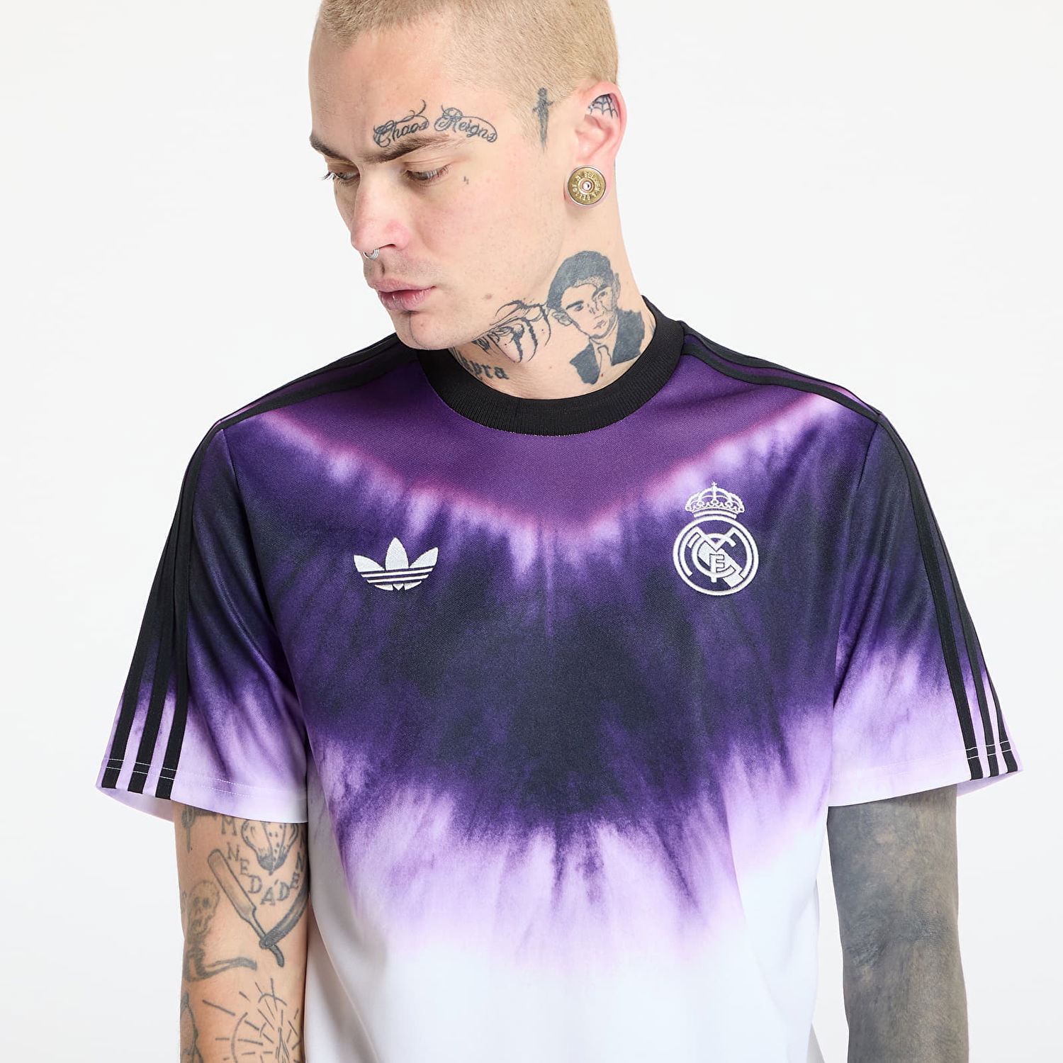 Tričko adidas Originals REAL MADRID Tie-Dye Jersey Fialová | JF2590, 1