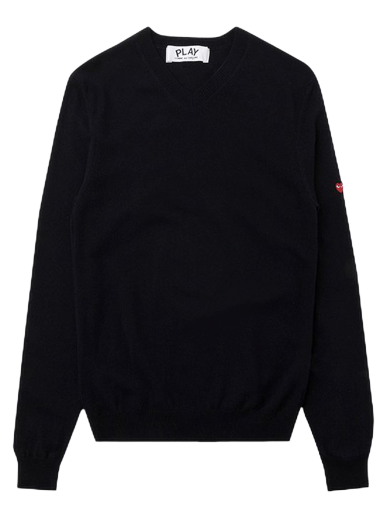 Sveter COMME des GARÇONS PLAY Small Heart Crewneck Navy | az n040 051 2