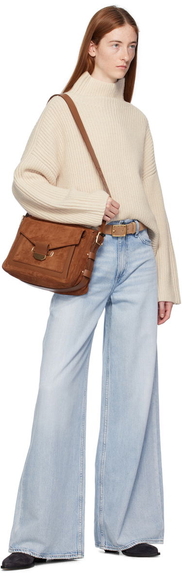 Sveter rag & bone Rag & Bone Connie Turtleneck Sweater Béžová | WAS23F001SL01, 3