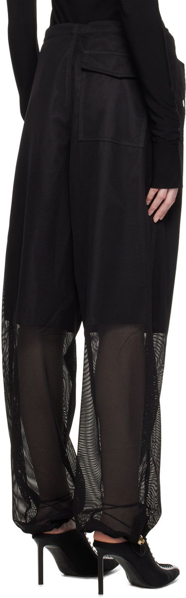 Nohavice Dion Lee Grid Mesh Panel Trousers Čierna | C2155P23, 2