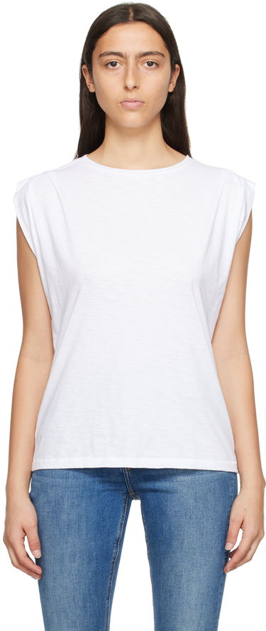Tielko rag & bone Rag & Bone 'The Slub' Women's Tank Top Biela | WCC23FT018CH18, 0