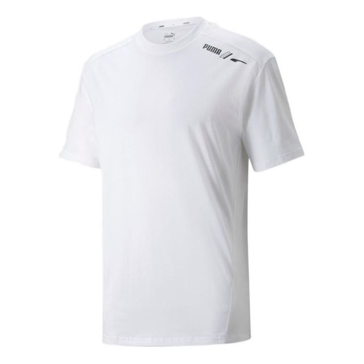Tričko Puma Graphic Rubber Printed T-Shirt Biela | 849536-02