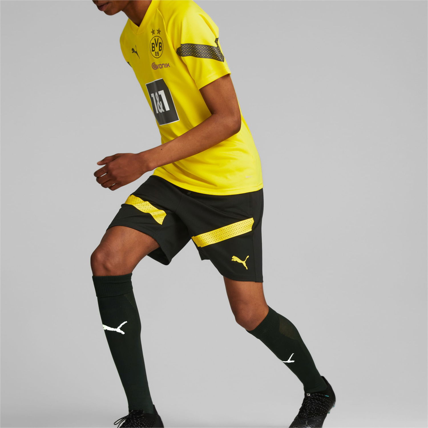 Šortky Puma Borussia Dortmund Football Training Shorts Čierna | 767671_07, 0