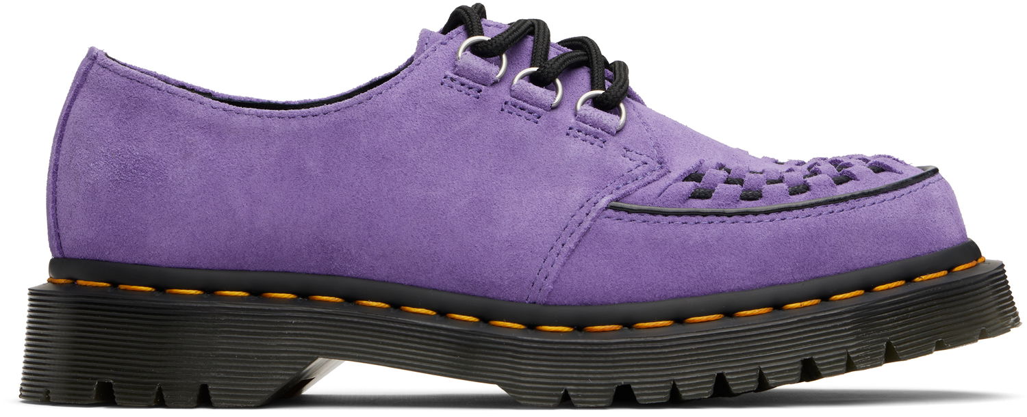 Oblečenie Dr. Martens Ramsey Woven Suede Creepers Fialová | 40572500, 0