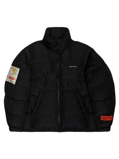 Prešívaná bunda HERON PRESTON Label Nylon Puffer Čierna | HMED008F21FAB0011000