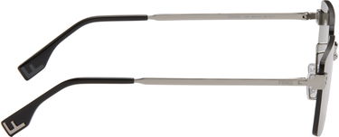 Slnečné okuliare FENDI Rectangular Rimless Sky Eyewear with Monogram Temples Zelené | FE40165UM6014N 840126859997, 1