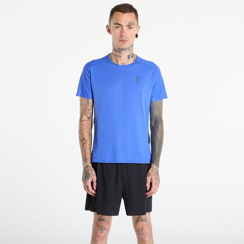 Tričko On Running T-shirt Performance Tee Modrá | 1ME10233849