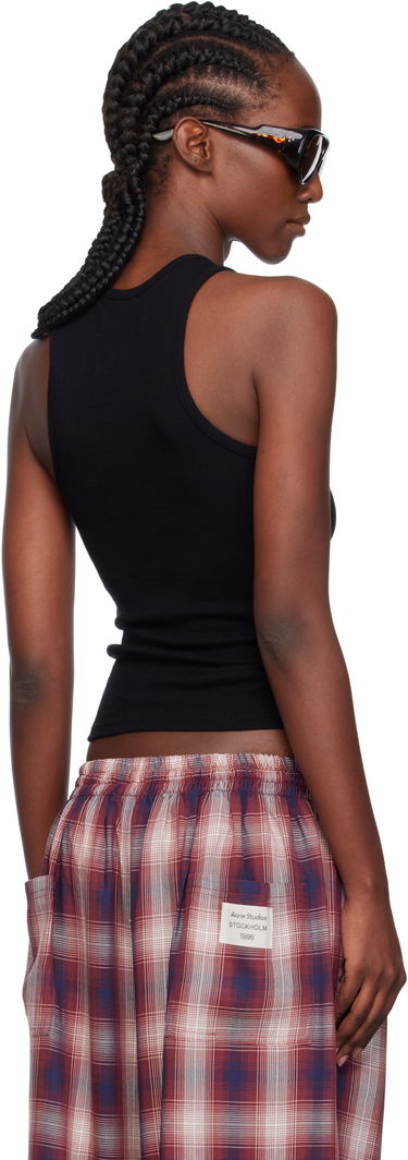 Tielko Vivienne Westwood Vivienne Westwood 90s Ribbed Tank Top Čierna | 3G01003Z-J009C-, 2