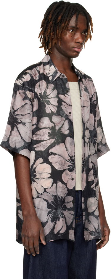 Košeľa Dries Van Noten Dries Van Noten Silk Floral Short Sleeve Shirt Zelené | 251-020700-1202, 4