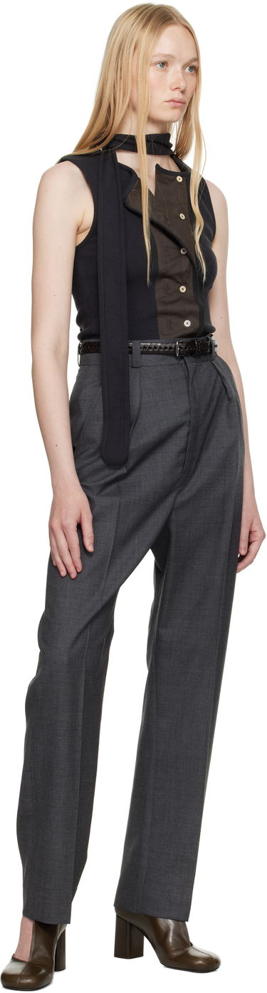 Nohavice LEMAIRE Lemaire Dropped Crotch Soft Trousers Šedá | PA1183 LF1386, 4