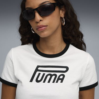 Tričko Puma FUTURE.PUMA.ARCHIVE Fitted Graphic T-Shirt Biela | 632122_02, 4