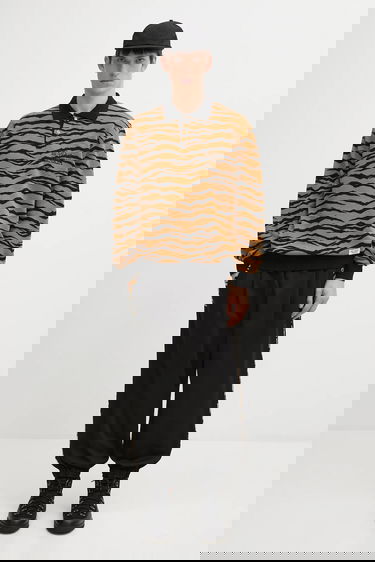 Sveter WACKO MARIA Tiger Pattern Knitted Long-Sleeve Polo Rôznofarebný | 25FW.WMK.KN10, 4