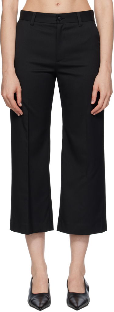 Nohavice Maison Margiela MM6 Maison Margiela Tailoring Blend Cropped Trousers Čierna | S52KA0535 M35227, 0
