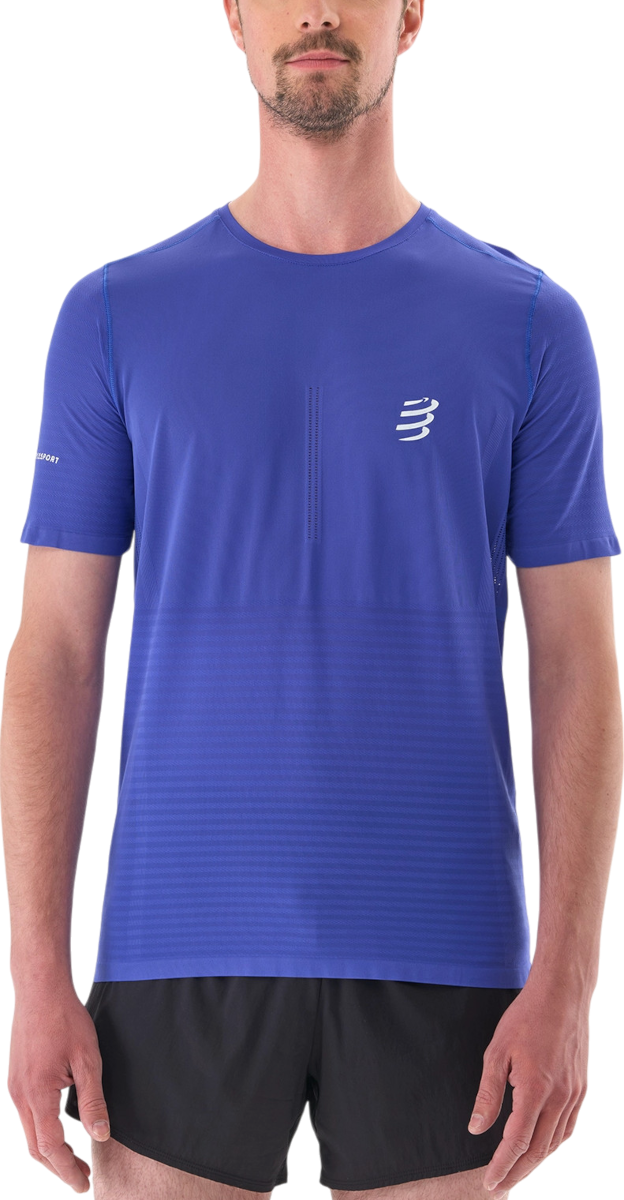 Tričko Compressport Compressport Pro Racing SS T-Shirt Modrá | atsm3615-atsm3615052, 0
